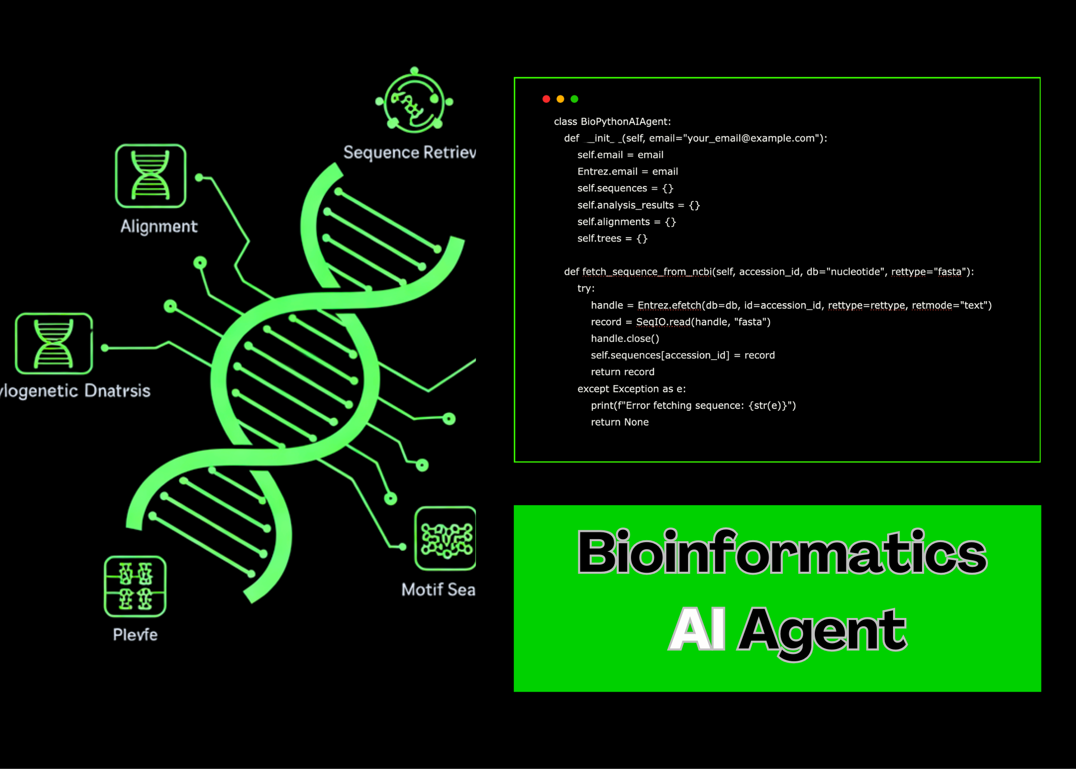 How to Create a Bioinformatics AI Agent Using Biopython for DNA and Protein Analysis