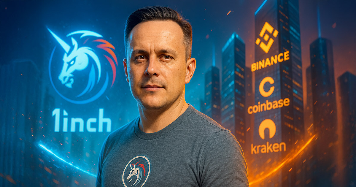 1inch cofounder Sergej Kunz is coming for centralized exchanges