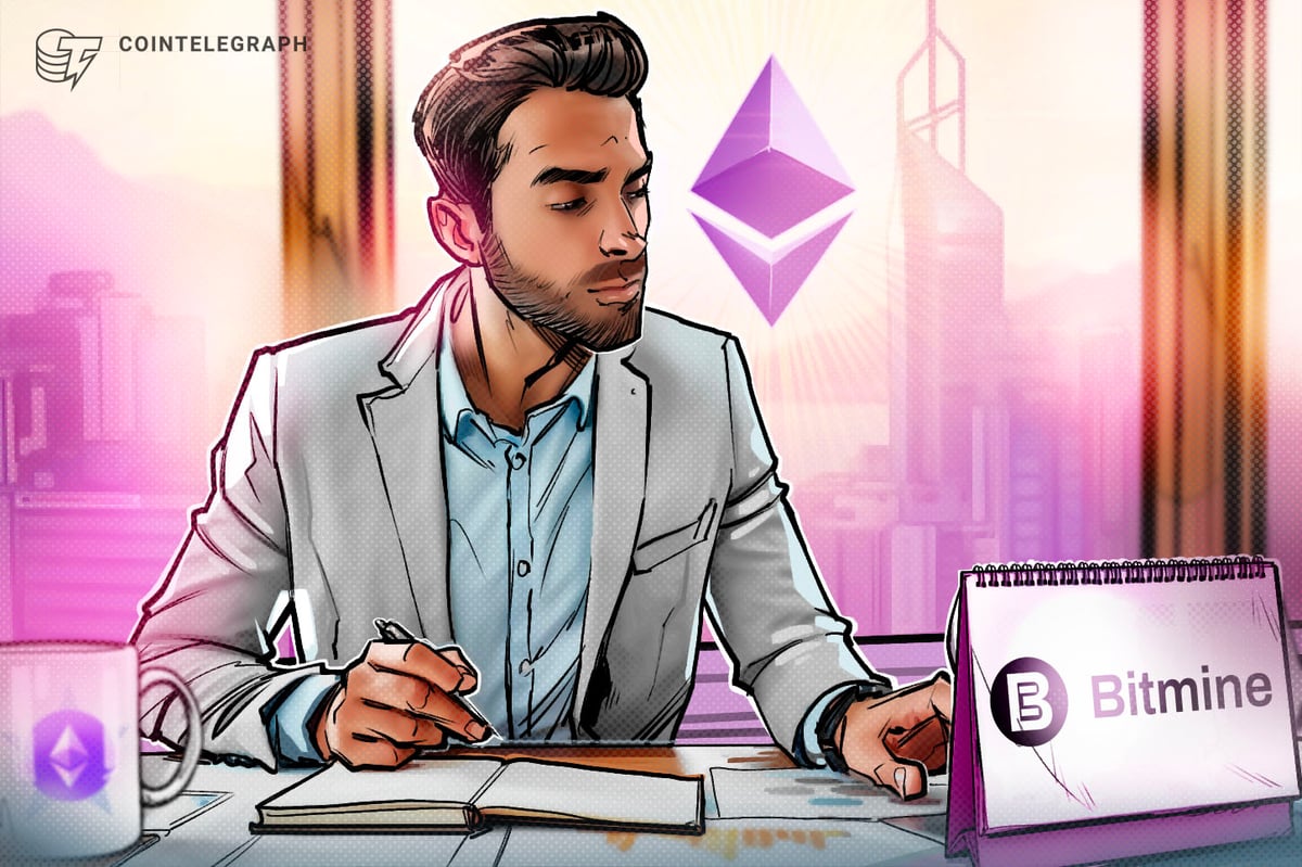 Bitmine Immersion Pushes Ether Holdings Near 5M ETH